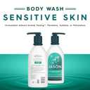 JASON Sensitive Skin Fragrance Free Body Wash, For a Gentle Feeling Clean, 30 Fluid Ounces