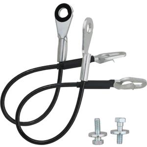 APPERFiT Tailgate Cable Strap with Bolt Compatible with 2007-2016 Chevrolet Chevy Silverado GMC Sierra 1500 2500 HD 3500 HD Tailgate Parts Replaces 25838260 25838261 11609938