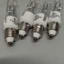 Satco S3108 T4.5 E11 Base Light Bulb, 120V, 150W, Clear (Pack of 4)