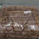 Smiry Couch Cover for Dogs Washable, Non Slip Fuzzy Pet Couch Covers for 3 Cushion Sofa Pet Friendly, Thick Soft Sofa Slipcovers Cushion Protector (Brown, 27.6" x 59")