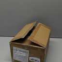 2 Pack Solar Wall Lanterns with Replaceable Bulb,Outdoor Hanging Lights with 4 Solar Panels,Dusk to Dawn Led Outdoor Wall Sconce, Anti-Rust Waterproof Lanterns with Hooks,3000K Warm White (Black)