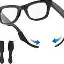 Eyeglass Ear Grip Compatible with Ray-Ban Meta Wayfarer/Skyler/Headliner and Gen 2 Smart Glasses Accessories, Anti-Slip Comfortable Silicone Elastic Eyeglasses Retainers for Meta Smart Sunglasses