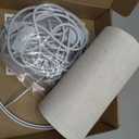 Plug in Pendant Light, 15 FT Hanging Lamp with Plug in Cord, On/Off Switch, Pendant Lighting with Fabric Shade, Hanging Light Fixture for Living Room, Bedroom, Dining Room, Kitchen (Beige)