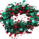 Christmas Tinsel Wire Garland Craft Party Accessory Xmas Tree Decorations Holiday Home Decor Wedding Birthday Party Supplies