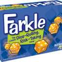 Farkle Classic Dice Games – Kids, Family Games, Travel Game, Adult Games, Board Game, Dice Cup, Dice Set, Farkle Score Sheets Included, Ages 8+