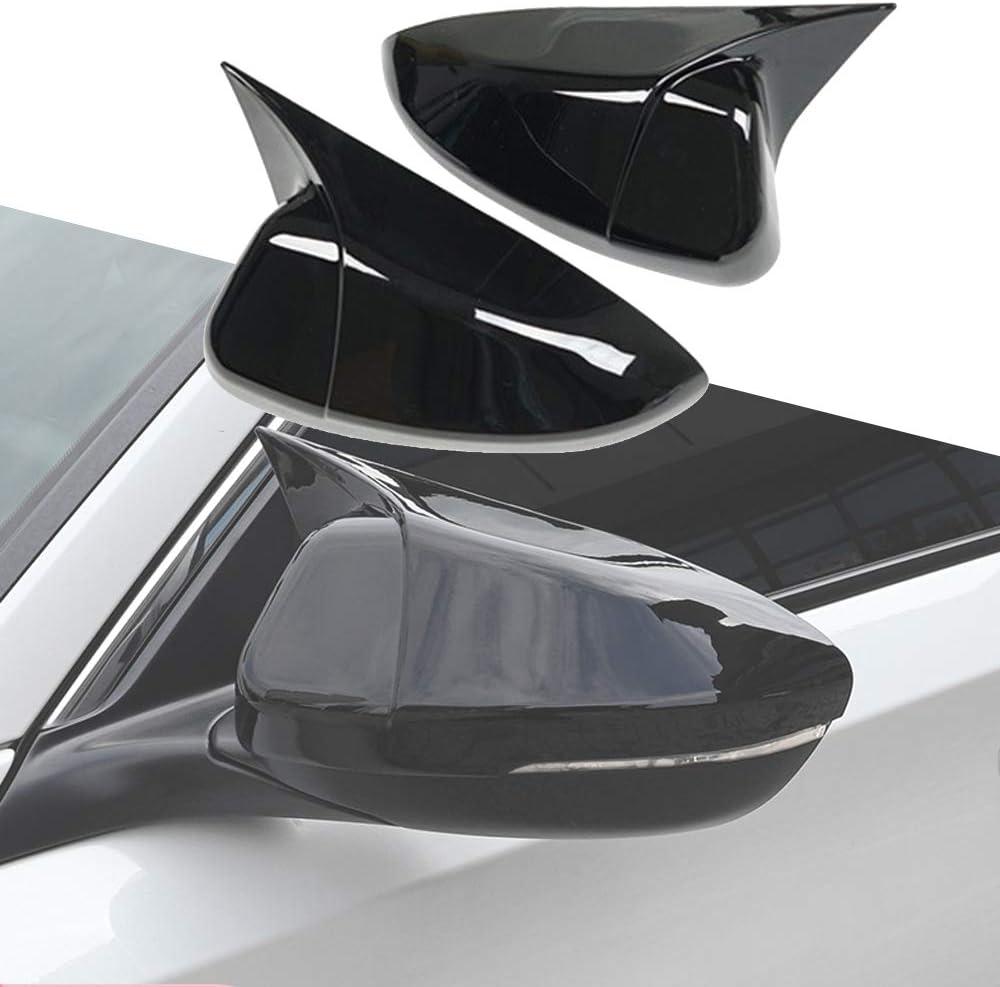 BOYUER 2PCS Mirror Covers Car Side Mirror Caps Rearview Mirror Covers for 10th Gen Honda Accord 2025 2024 2023 2022 2021 2020 2019 2018Piano Black