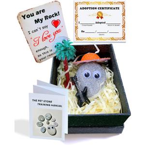 Anniversary I Love You Sign You are My Rock Gift, Cute Romantic Home Decor, Funny Valentines Birthday Christmas Presents Decorations Gifts for Boyfriend Husband Him Her Wife Girlfriend Couple Mom Dad