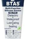 BTAS Dielectric Grease for Electrical Connectors Automotive Spark Plug Boot Battery Terminal Marine Dialectical Electronics Wiring Die Electric Contact Silicone Dialectric Grease 1 oz 1 Pcs