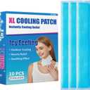 10 Packs Instant Cooling Ice Packs for Outdoor Activities Summer Heat Relief - Large Disposable Cooling Patches for Neck Body, Camping Hiking Sports, Instant Temperature Drop
