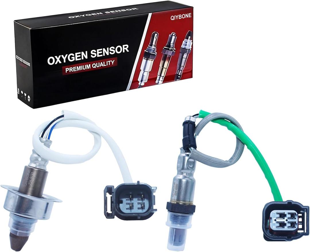 2PCS Oxygen O2 Sensor Upstream Downstream 234-9131 234-4980 for Honda CR-V/CRV 2015 2016 Accord 2013-2017 LX EX Sport, Acura ILX 2016-2021 TLX 2015-2020 Base Tech 2.4L L4 36531-5A2-A01 36532-5LA-A01