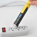 MESTEK Electrical Tester Kit with GFCI Outlet Tester, Non-Contact Voltage Tester, Pinless Wood Moisture Meter, Home Inspector Tool Kit, 3-Piece with Carry Case and Batteries