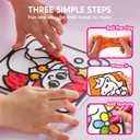 Klever Kits Air Dry Clay Painting, Air Clay Kit for Kids, 8 Pre-grooved Filling and Original Designed Boards, Easy Play and Non Toxic Material, Arts and Crafts for Kids Age 4-9 by JOVA