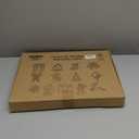 16" Christmas Window Silhouette Lights - 4 Pack Colour Lighted Christmas Tree  Snowman  Angel  Santa for Holiday Indoor and Outdoor Wall Door Window Decorate