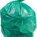 Plasticplace 55-60 gallon Trash Bags │ 1.2 Mil │ Green Heavy Duty Garbage Can Liners │ 38” x 58” (50 Count)