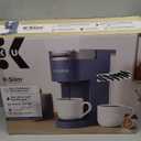 Keurig K-Slim Single Serve K-Cup Pod Coffee Maker, Featuring Simple Push Button Controls And MultiStream Technology, Twilight Blue