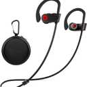 Otium Bluetooth Earbuds Wireless Headphones Bluetooth Headphones, Sports Earbuds, IPX7 Waterproof Stereo Earphones for Gym Running 15 Hours Playtime Sound Isolation Headsets,Black