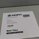 MOFIT Backsplash Tile for Kitchen Peel and Stick Stone Matte Finish,Bathroom Tiles Stickers 3D Wall Panel Linear Mosaic Marble Backsplash Waterproof (5sheets,Gray Silver)