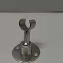 Stainless Steel Shower Head Holder Wall Mount 360 Adjustable Handheld Showerhead Bracket Metal Showerhead Wand Bracket SUS 304 Steel Shower Spray Holder Brushed Finish