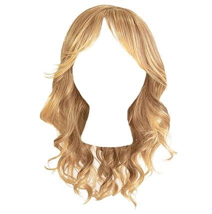 HAIRCUBE Shoulder Length Bob Wigs for Women Side Parting (Blonde)