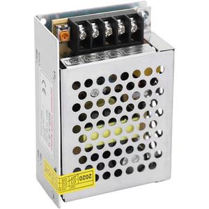 DC12V Aluminum Alloy Switch Power Supply Driver Adapter LED Screen Light Bar Printer Low Voltage Equipment(S-60-12Small12V/5A/60W AC100-240V)