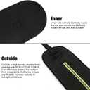 Rear Bumper Guards for Cars, Car Bumper Protector with Long Safety Reflector for Nighttime Visibility, Rear Bumper Protector 72" x 8.07" x 0.4"(DO NOT Drive with IT ON)