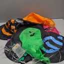 Halloween Decorations 6 Pcs Lighted Hanging Witch Hat Ghosts, 8 Modes Remote Control, 13 FT Long Halloween String Lights Holiday Decor for Indoor Outdoor Yard, Lawn, Scary Theme Party