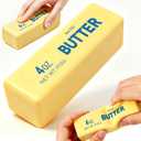 Butter Squishy, Slow Rising Butter Squeeze Toy, Cream Scented Butter Squeeze Toys, Stress Relief Toy for Relaxation, Soft & Safe PU Great for Home Office School(Yellow)
