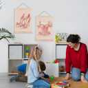 CIOJUNE Preppy Pink Bow High Heels Dress Girly Wall Art Poster Hanger Frame, Coquette Pink Canvas Prints Wall Art for Girls Bedroom Dorm Decor, Coquette Room Decor, 12x16 Inch Set of 2