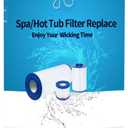 C1750 Pool Filter Cartridge Replaces Hayward C1750, CX1750RE, PA175, Ultral-B4, C-8417, Filbur FC-1294, Sta-Rite PXC175, 817-0175P, L x OD: 28 3/16" x8 15/16",175 sq.ft(1 Pack)