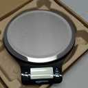 Digital Kitchen Scale with LCD Display, Batteries Included, Weighs up to 11 pounds, Black and Stainless Steel