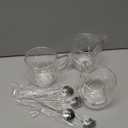 DINGPAl 3 Pack 8oz Double Wall Glass Coffee Mugs,Heat-resistant Borosilicate Glass Mug Cappuccino Espresso Tea Latte Cup with Handle,4 Spoons for Stirring Beverages in Bar,Cafe,or at Home