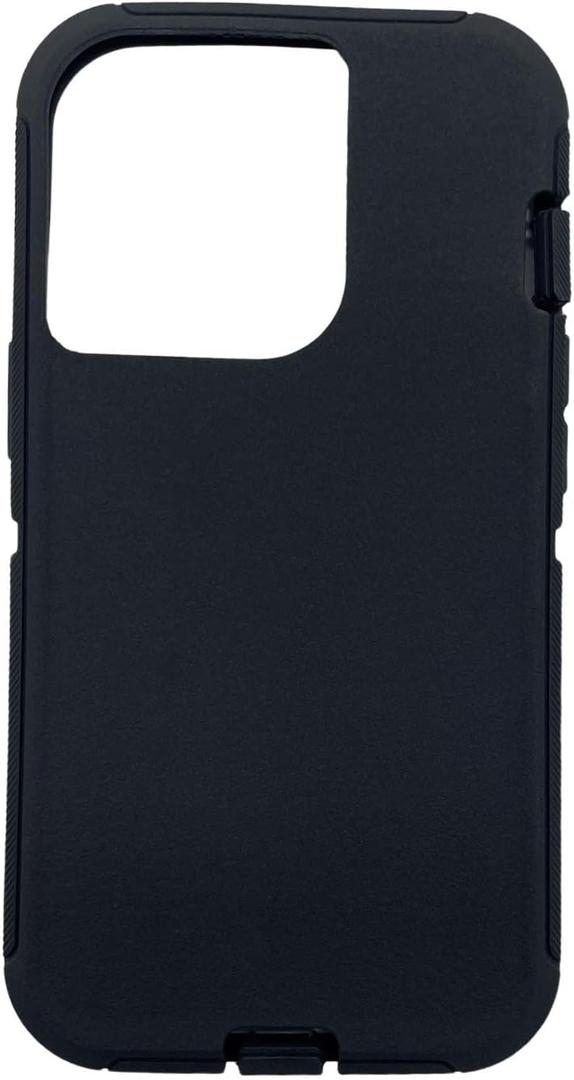Replacement Rubber Outer Skin Compatible with iPhone 13 Pro Otterbox Defender Series Case (Black)