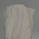 Wedding Arch Draping Fabric 28" x19FT, Sheer Chiffon Fabric Backdrop, 1 Panel Ivory Drapes for Wedding Ceremony Decor, Decorative Arch Drapery for Birthday Party Ceiling Curtain Backdrop