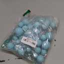 48 Pcs Balls Cake Topper Decorations Balloon Cupcake Toppers Foam Cake Topper Balls Cake Balls Decorations for Birthday Party Wedding Anniversary Cake Decorating (Light Blue)