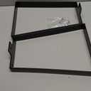 14 Inch Trapezoid Table Legs Black, DIY Furniture Metal Legs for Coffee Table, Bench Stool Cabinet Furniture Feet - Set of 2