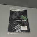 Remidoo Women's Casual Sleeveless Color Block Cropped Top Crewneck Tank Top Shirts (X-Large)