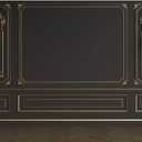 OERJU 10x8ft Vintage Room Inside Backdrop European Style Black Wall Artistic Retro Photo Background Wedding Event Birthday Party Decoration Banner Family Portrait Photo Studio Prop Vinyl Wallpaper