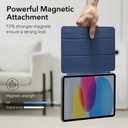 ESR for iPad(A16) 11th/10th Generation Case(2025/2022,10.9 Inch), Convenient Magnetic Attachment, Two-Way Trifold Stand, Lightweight Protection, Auto Sleep/Wake, Rebound Series, Blue