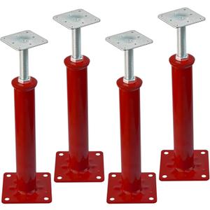 House Floor Jacks for Leveling & Stabilizing Floor Beams, 11" -16" Screw Basement Floor Jack Post Pole Joist Jacks, Telescoping Screw Jacks for Temporary Support House Foundation Repair