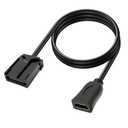 HDMI Type E to Type A Extension Video Audio Cable, Female to Female, Automotive Connection System Grade Connector 1.5M/4.9Ft