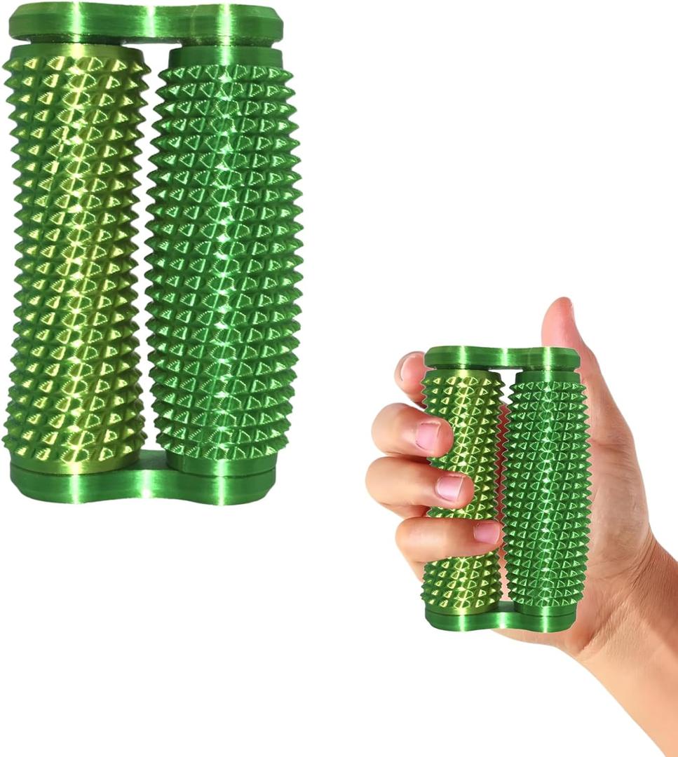 Handheld Fidget Toys, Little Ouchies Fidget Relief,3D Printed Anxiety and Stress Relief Items for Stress Reduction and Focus,Novelty Easter Gifts for Friends (Lime Green)