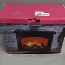 Ragyzity Decorative Small Fireplace Lantern, Flameless Portable Electric Light, Cozy Indoor Mini Fireplace for Home Christmas Decor