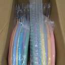 MOPALL Clothes Hangers 28 Pack, Non Slip PVC Coating Metal Sweater Hanger No Shoulder Bump, 16.5 inch Wide Heavy Duty Durable Adult Coat Hanging for Closet, Suit, Dress, Jacket, Pant, Shirt