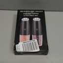 RECHARGEABLE - Gravity Electric Pepper and Salt Grinder Set, Adjustable Coarseness, With LED Light, One Hand Automatic Operation, Stainless Steel Black, (2 Pack Black)