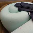 Serta ThermaGel Cooling, Pressure-Relieving Memory Foam Mattress Topper, 3 Inch, King,Blue