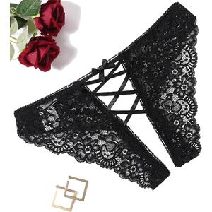 Avidlove Panties for Women Sexy Cheeky Underwear Criss Cross Lace Hipster Panty, Size Not Found 