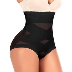 Tummy Control Shapewear Panties for Women High Waist Cincher Shaping Underwear Body Shaper Panty Girdle (Black, 5XL)