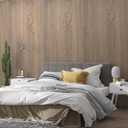 JSEVEM 24"×354" Light Brown Wood Grain Wallpaper Peel and Stick Wooden Contact Paper Waterproof Thick Vinyl Wrap Self-Adhesive Textured Stickers for Countertops Bedroom Kitchen