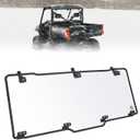 KEMIMOTO Hard Coated Rear Window, Pre-installed Back Windshield Compatible with Polaris Ranger XP 1000/Crew 2017-2026, Polaris Ranger 1000/Crew 2020-2026, Ranger XP 900/Crew 2013-2019