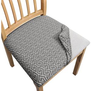SPRINGRICO Seat Covers for Dining Room Chair Set of 6 Washable Seat Cushion Slipcovers Kitchen Chair Covers (6 Pack, Solstice)